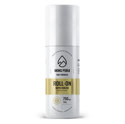 CBD 750mg Roll On Rapid Cooling Muscle Relief
